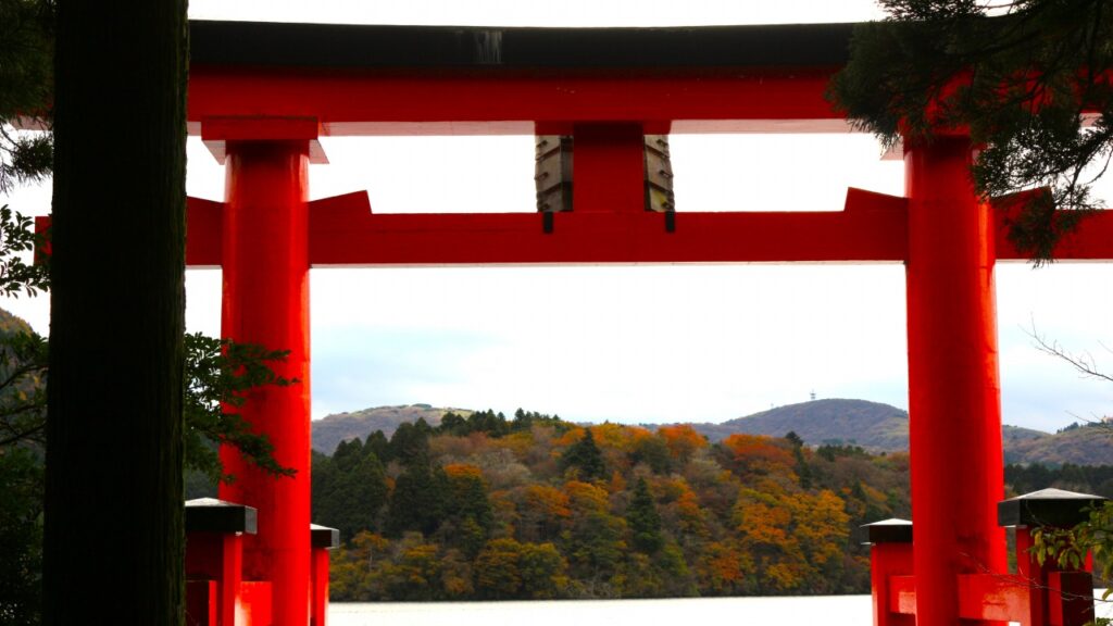 箱根神社 平和の鳥居