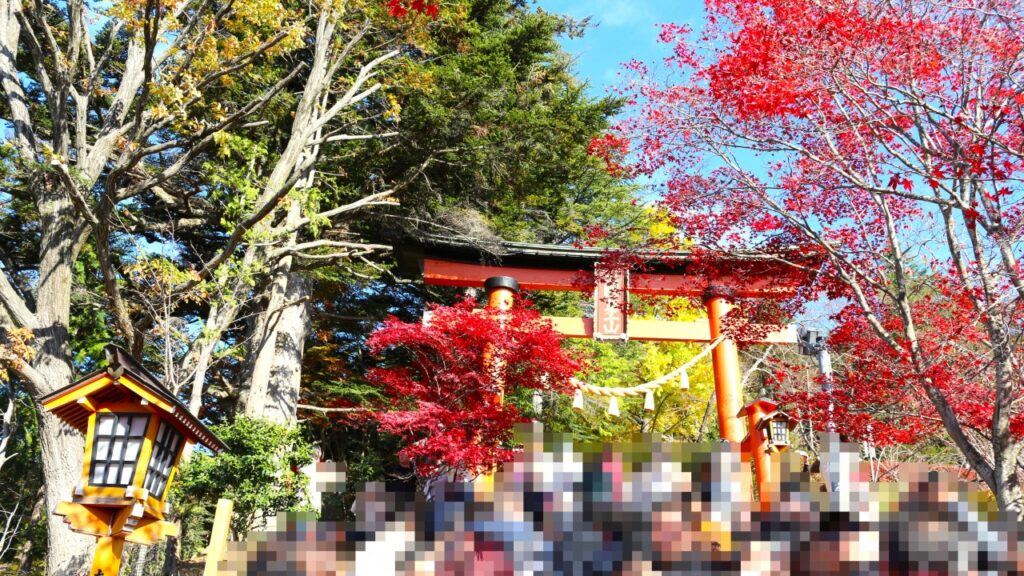 新倉富士浅間神社　鳥居