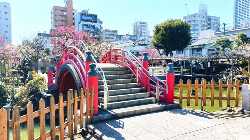 亀戸天神社　太鼓橋　女橋