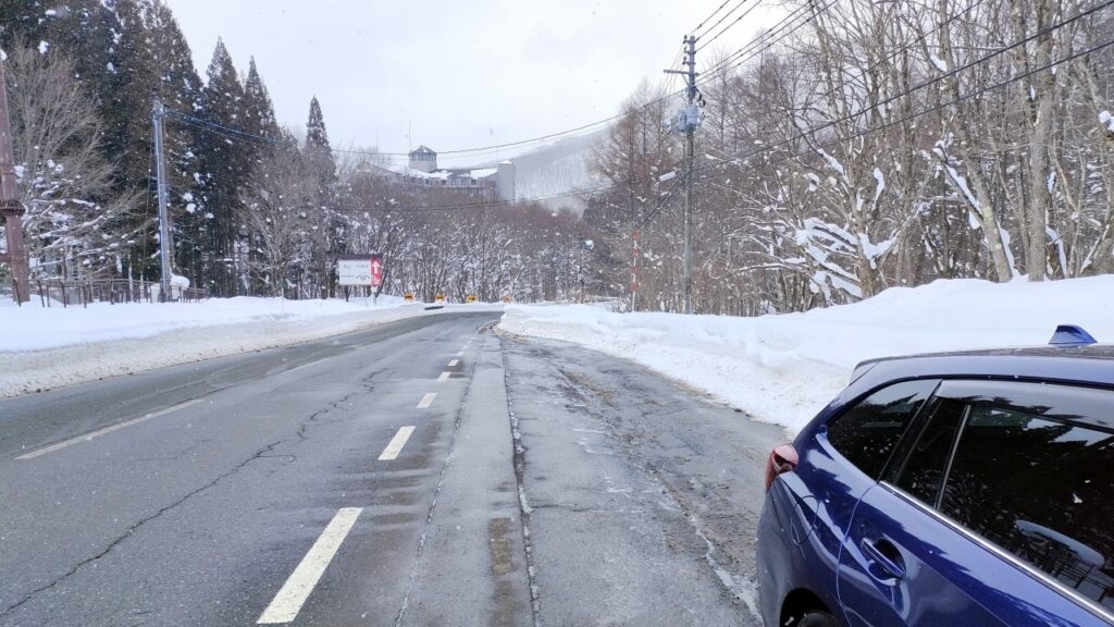 雪道の走行