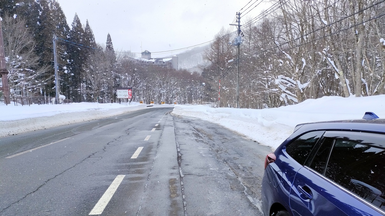 雪道の走行