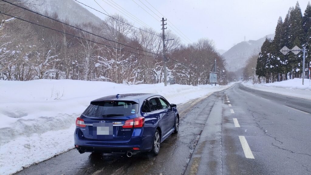 雪道の走行