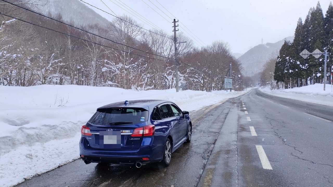 雪道の走行