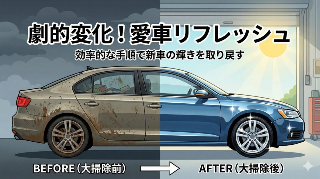 車の大掃除