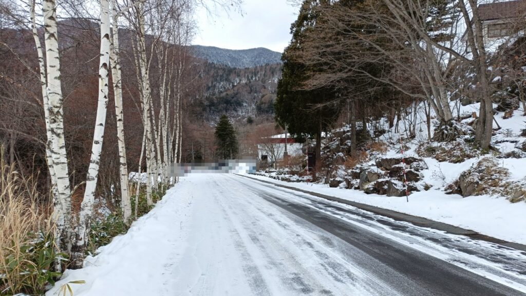 ダンロップ「シンクロウェザー」による雪道走行