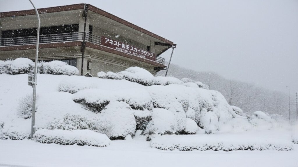 冬の箱根ターンパイク