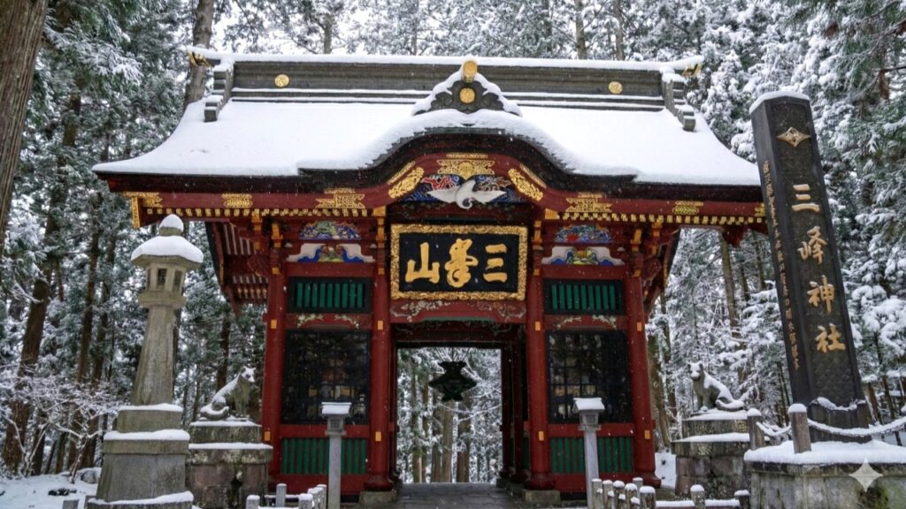 冬の三峯神社