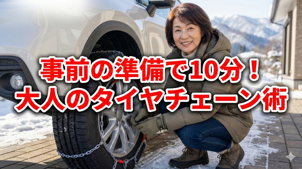 60代からの雪道準備