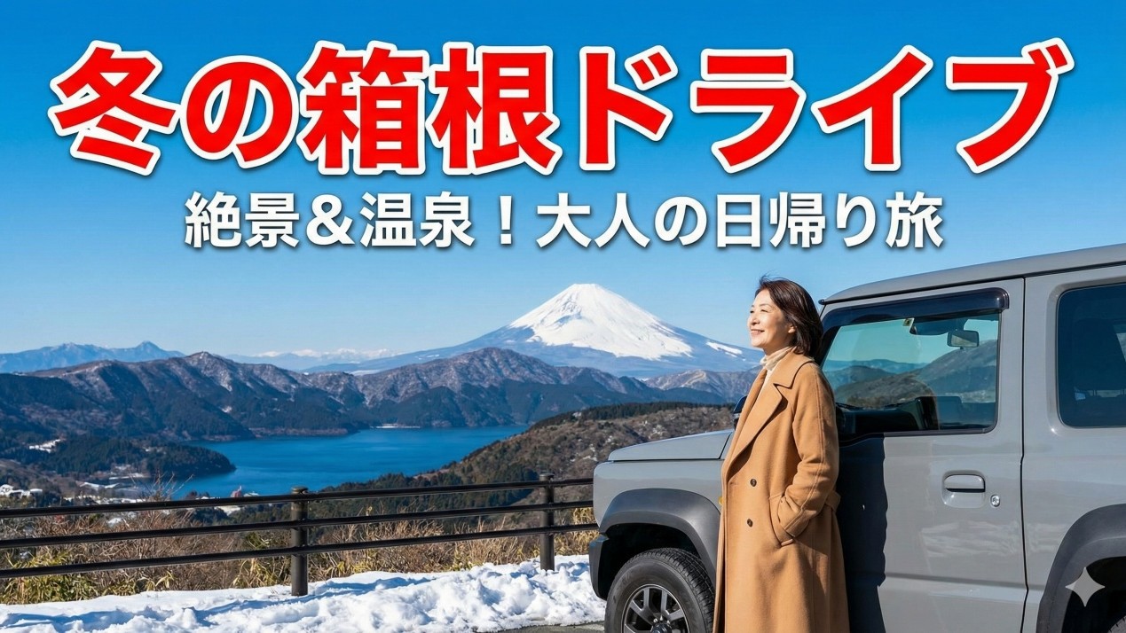 冬の箱根ドライブ