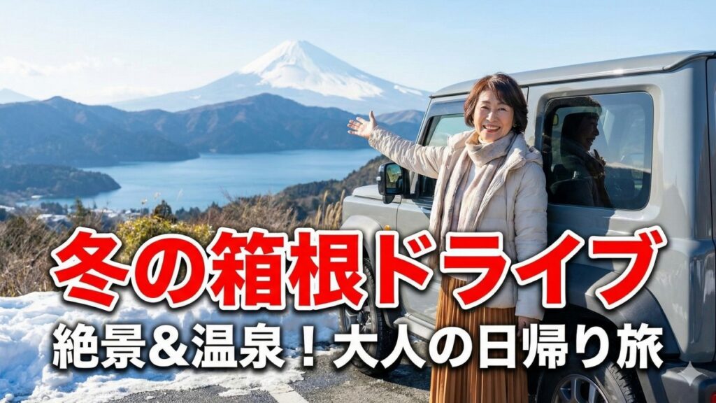 冬の箱根ドライブ