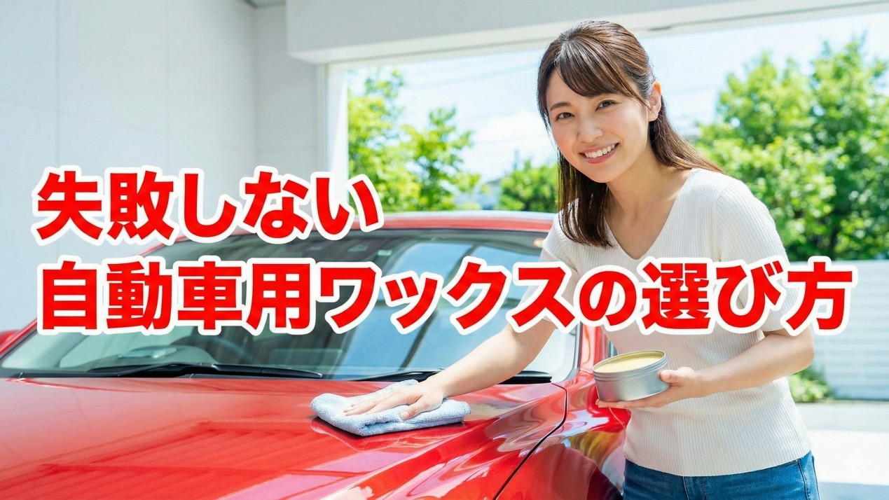 失敗しない自動車用ワックスの選び方