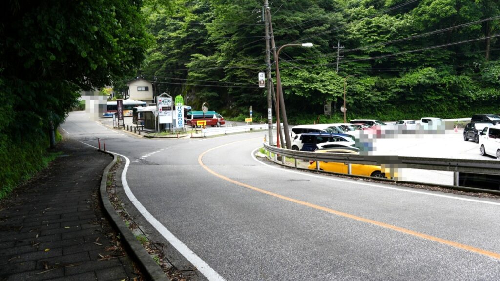榛名湖へ向かう伊香保榛名道路