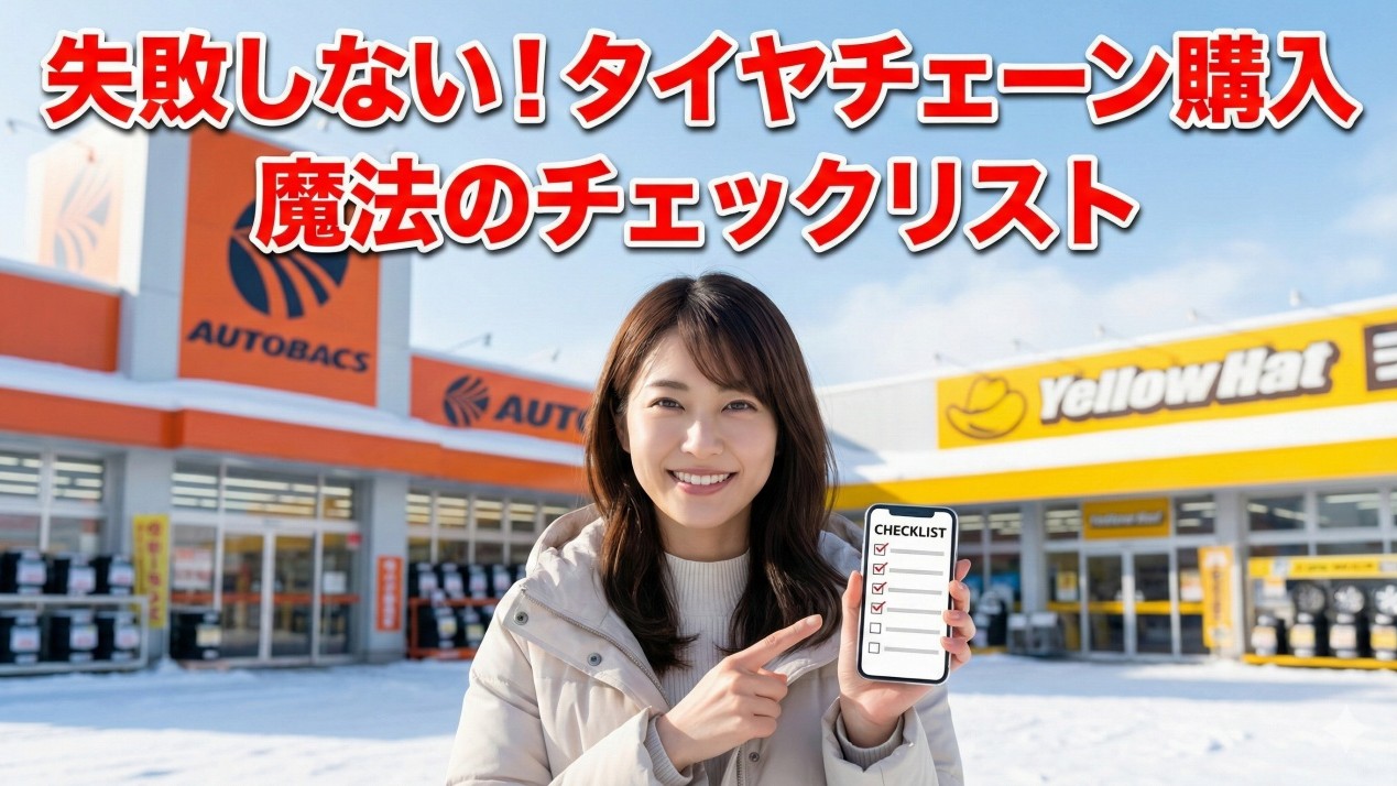 タイヤチェーンを買うときの「魔法の質問リスト」
