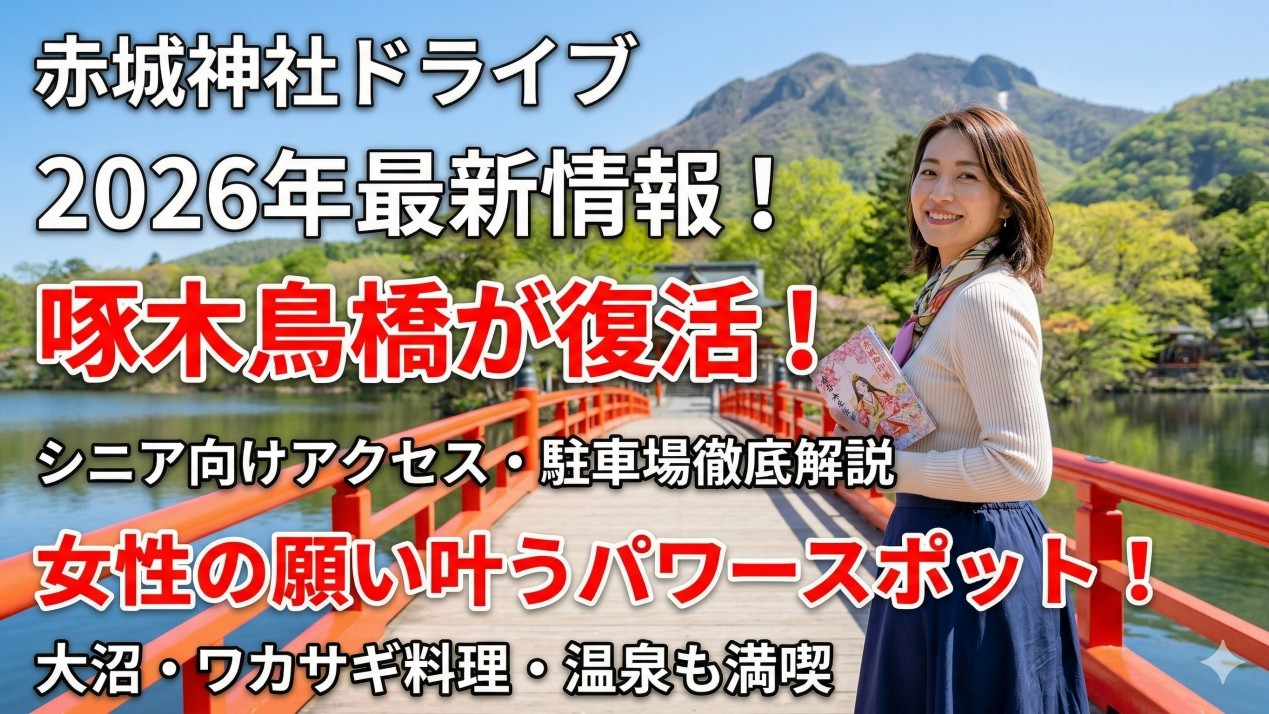 赤城神社へのドライブ！