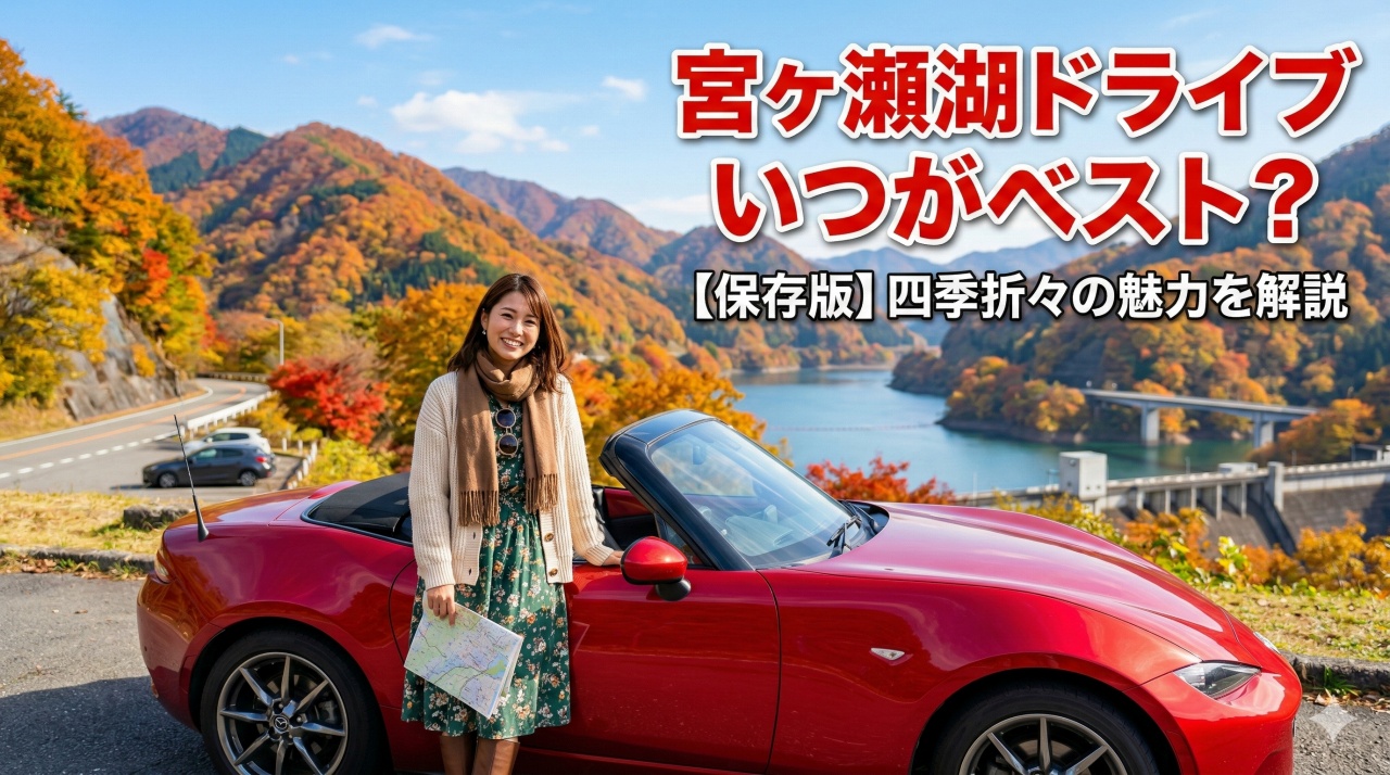 宮ヶ瀬湖ドライブいつがベスト？