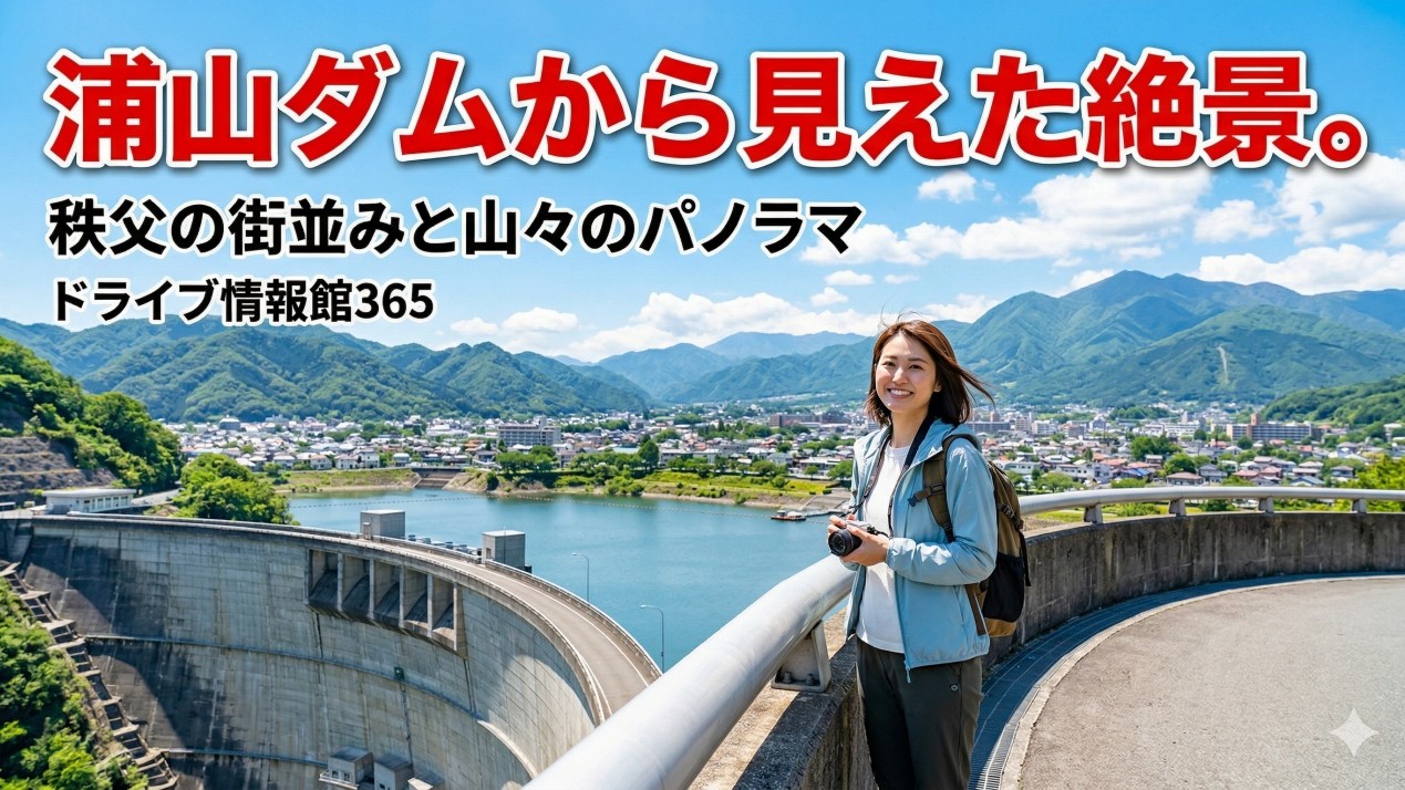 浦山ダムから見えた絶景パノラマ！