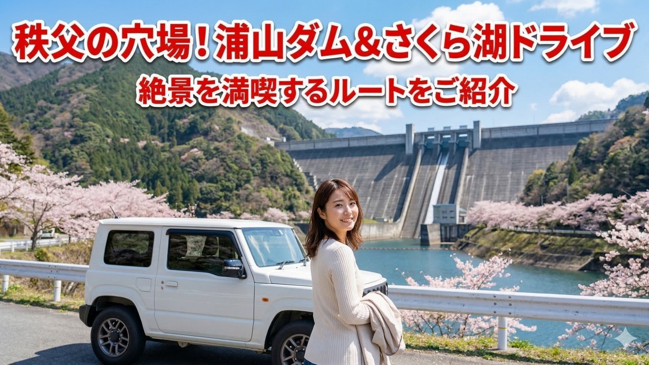 埼玉・秩父ドライブの穴場！浦山ダムと秩父さくら湖の絶景