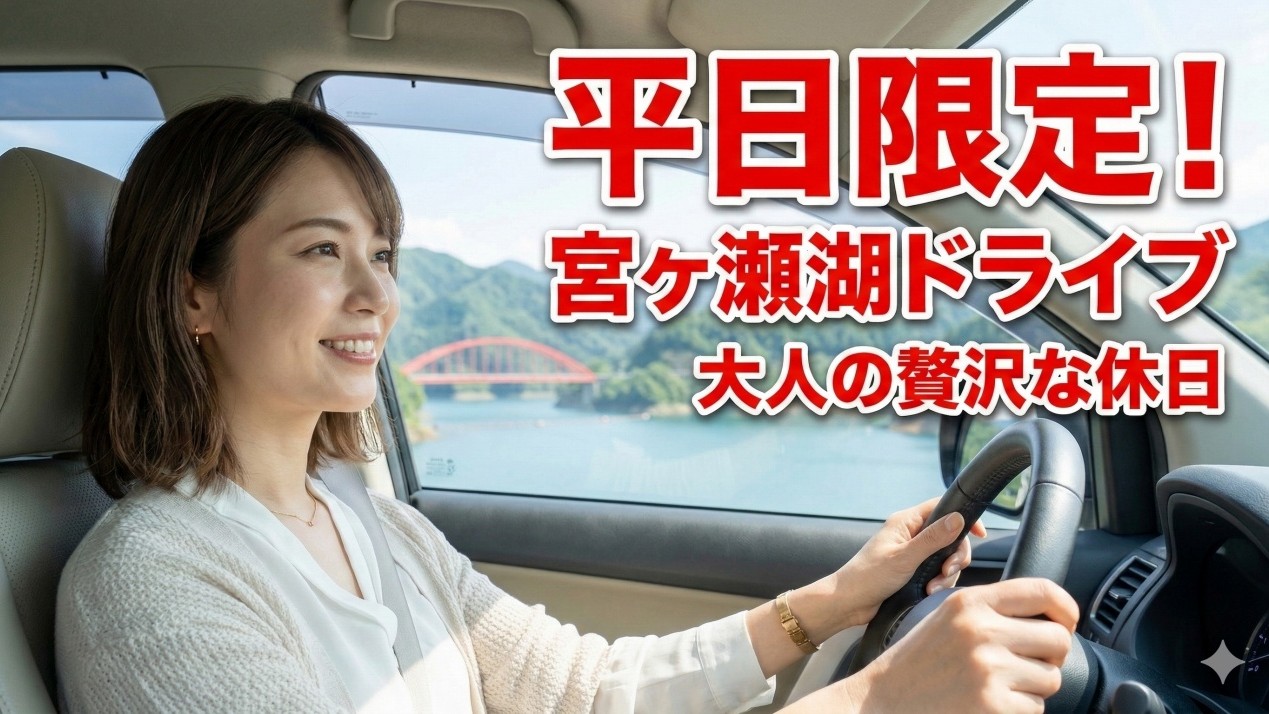 平日の宮ヶ瀬湖ドライブ