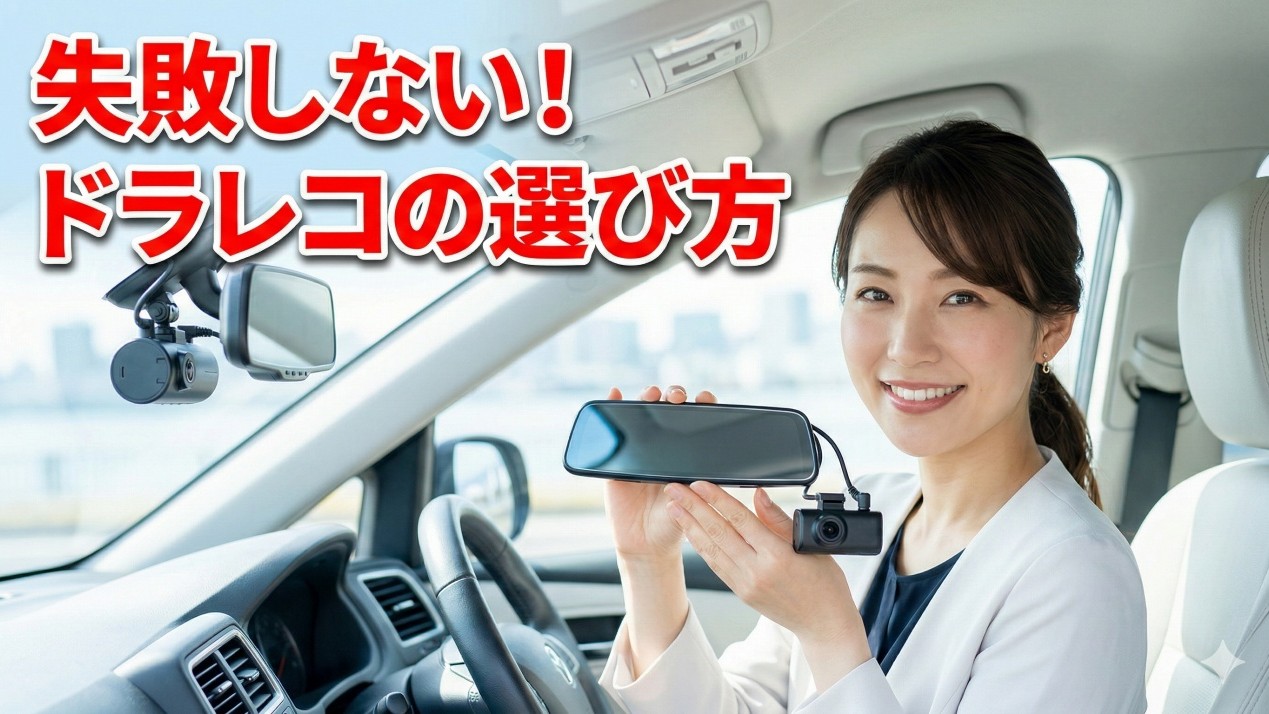 ドライブレコーダーの失敗しない選び方